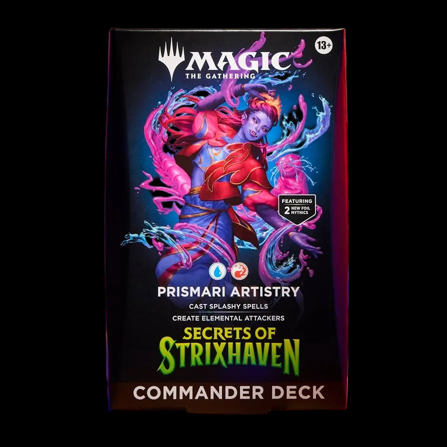 Magic The Gathering Secrets Of Strixhaven PRISMARI ARTISTRY Commander Deck