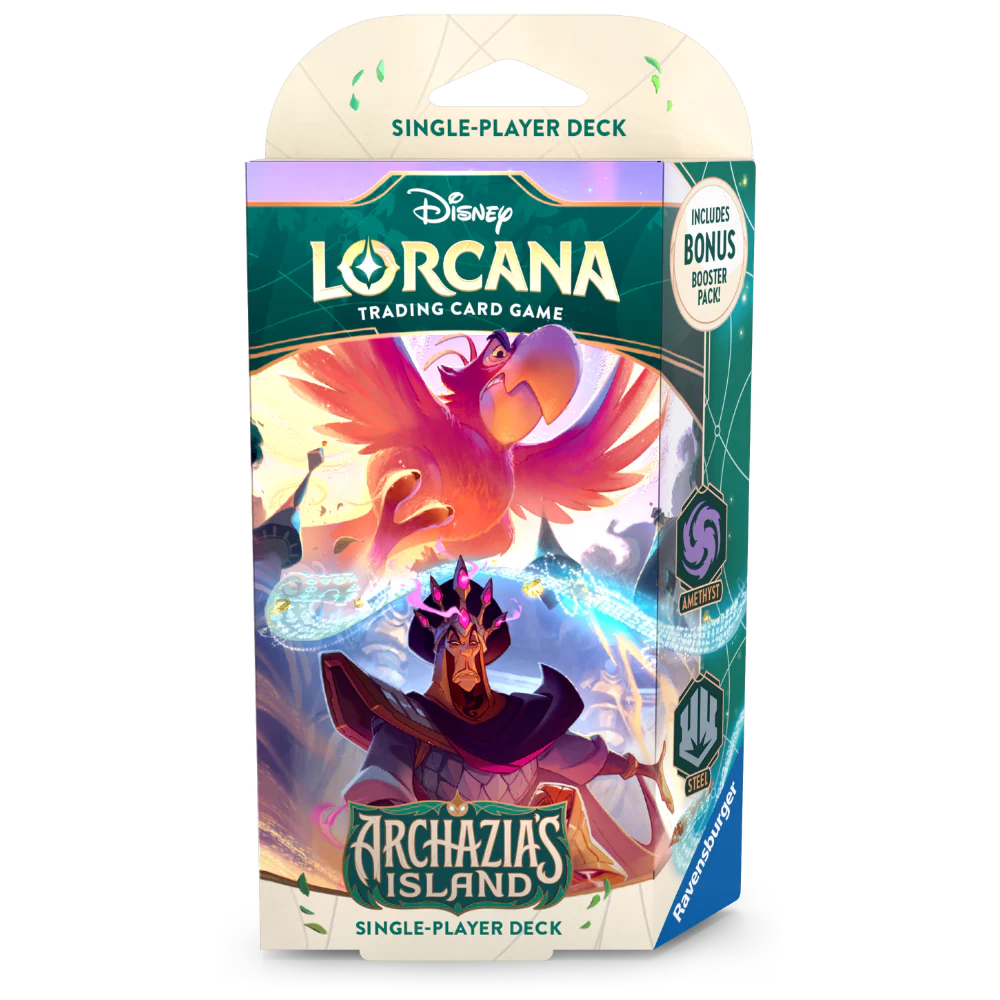 Lorcana Archazias Island Amethyst & Steel Starter Deck