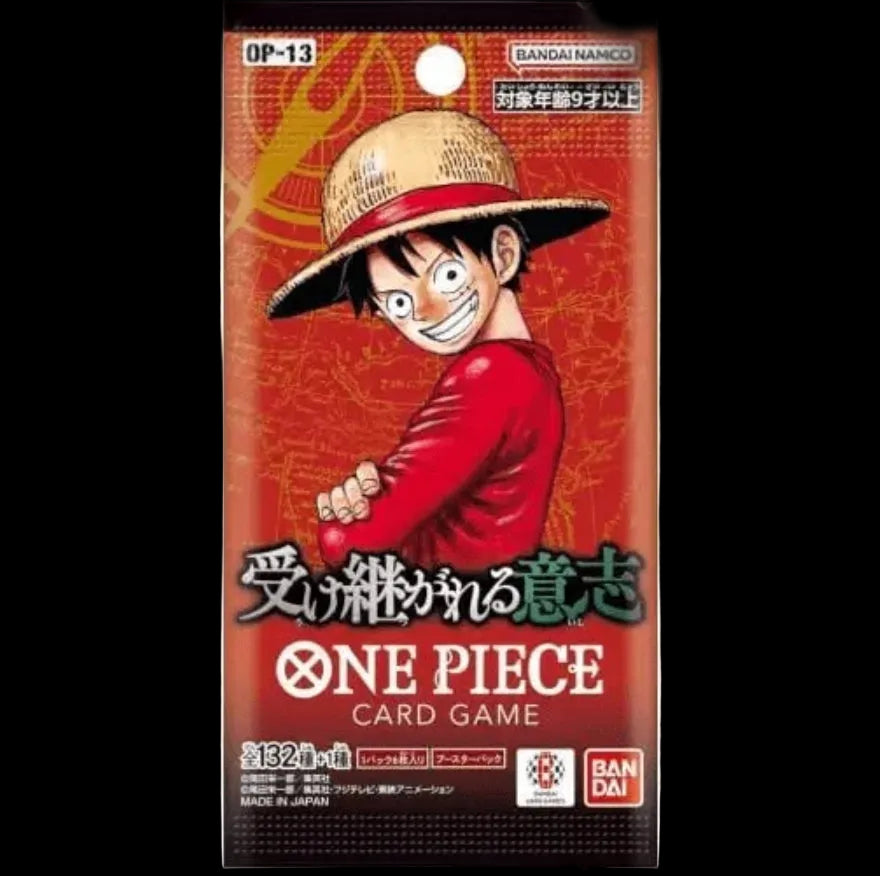 one piece op-13 carrying on his will new booster box One Piece OP-13 (CARRYING ON HIS WILL) JP Booster Pack – AvalonianTrove