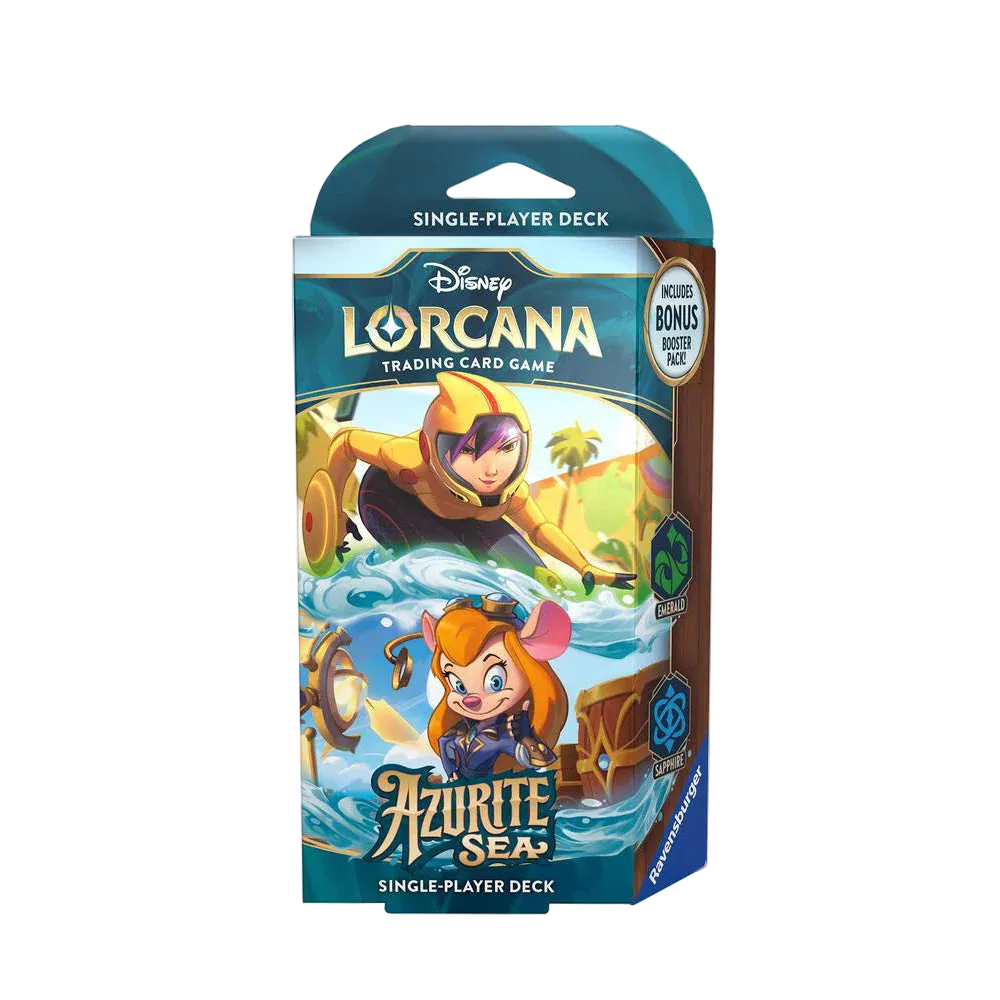 Lorcana Azurite Sea Emerald & Sapphire Starter Deck