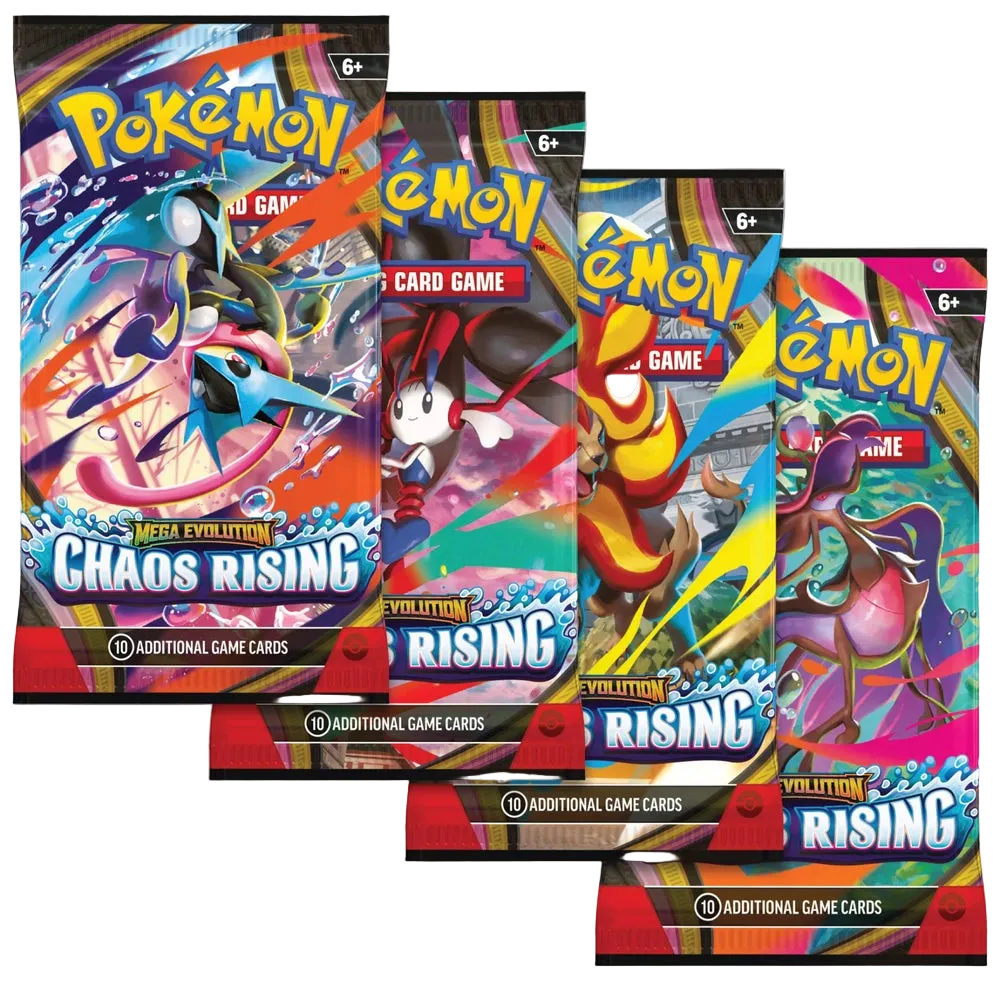 Pokémon Mega Evolution Chaos Rising Booster Pack