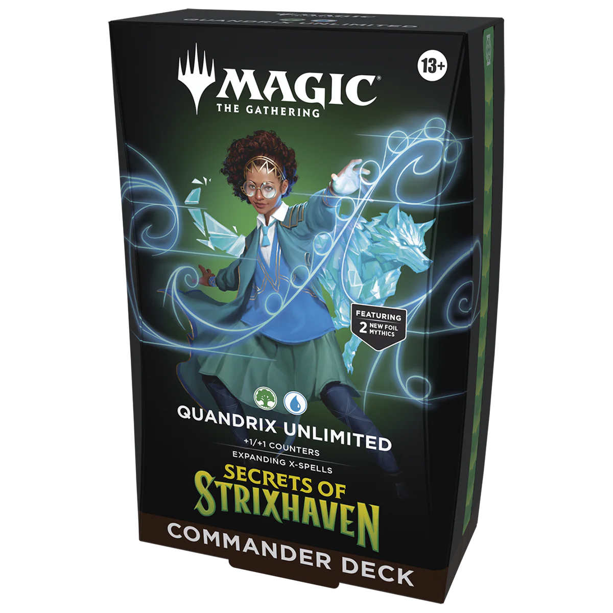 Magic The Gathering Secrets Of Strixhaven QUANDRIX UNLIMITED Commander Deck
