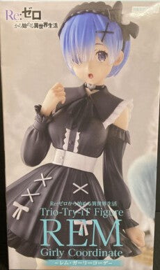 Re:Zero Starting Life in Another World Trio Try iT Figure Rem Girly Coordinator Figure