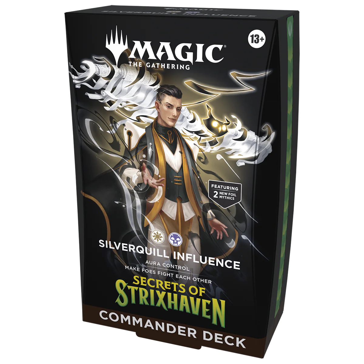 Magic The Gathering Secrets Of Strixhaven SILVERQUILL INFLUENCE Commander Deck