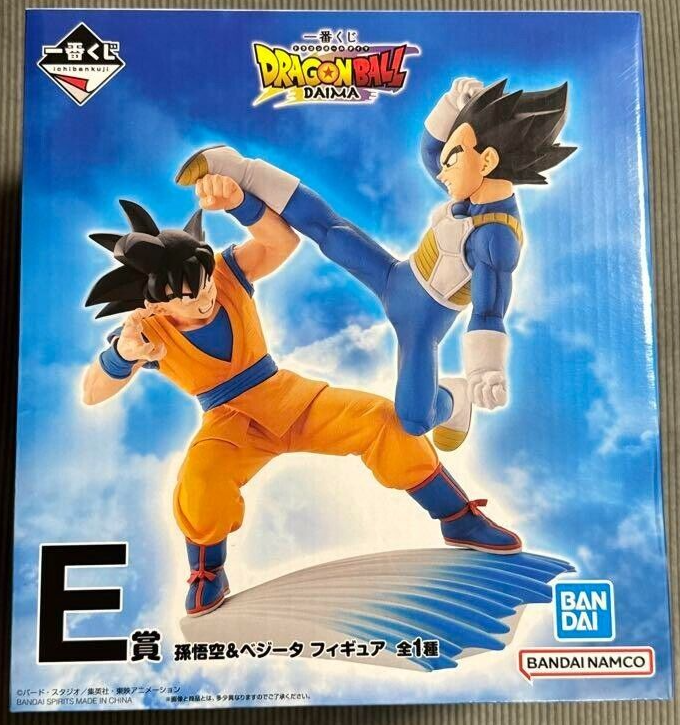 Ichiban Lottery Dragon Ball DAIMA E Prize Son Goku & Vegeta Figure