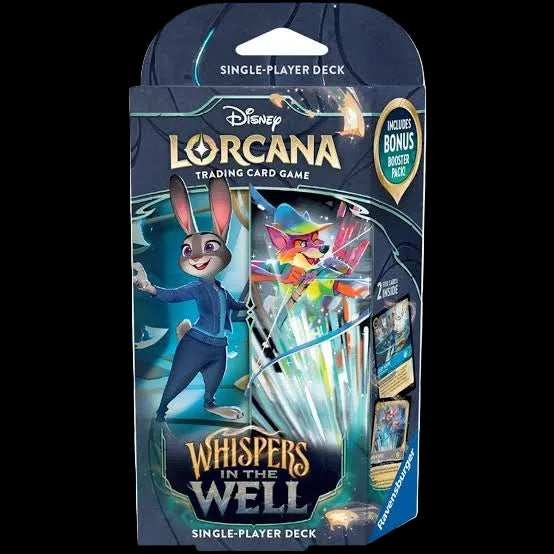 Lorcana Whispers In The Well Sapphire & Steel Starter Deck